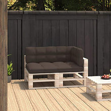 Buyounger Cuscini per Divani su Pallet 3 pz Grigio Talpa