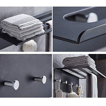 MGMDIAN Asciugamano in Alluminio for Il Bagno portasciugamani Bagno Semplice mensola Bagno Hardware Accessori for Il Bagno (Style : B)