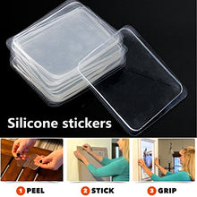 DyNamic 10Pcs Trasparente In Silicone Gel Pad Antiscivolo Multifunzione Antiscivolo Muro Adesivo Libero