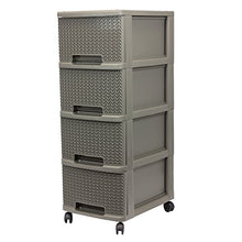 curver knit cassettiera 4 cassetti - (4x) 10l - 26x35x68h