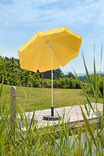 Schneider Ombrellone Ibiza, Giallo Oro, ca. 200 cm Ø, 8 componenti, Rotondo