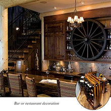 BABIFIS Legno Rack Vini, Artigianato Barile Mano Multi Layer Holder Gabinetto Grande Ornamenti Decorazioni Cantina di casa