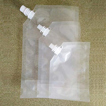 UPKOCH 9 Pz Boccette di Bevande Sacchetto di Liquori Riutilizzabili Boccette di Boccette di Plastica Richiudibili con Imbuti di 2 Pezzi per Cocktail Alcolici