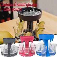 KWY 6 Dispenser per Bicchieri e Supporto portabevande liquidi di riempimento Giochi Bevande Cocktail da Bar con Slogan smontato portabottiglie Portatile Tazza in Acrilico Pezzi