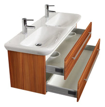 Mobile bagno con lavabo Geberit MyDay doppio 130cm noce
