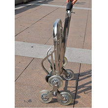 Carrello Portapacchi Carrello in Acciaio Inox Pieghevole Carrello Portatile Pieghevole