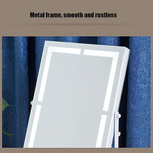 ShiSyan Specchio for Il Trucco LED Cosmetic Mirror Continentale Desktop Portable HD di Vetro for l'estetica Cura della Pelle Rasatura e Viaggiare Specchi