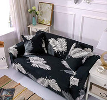 Copridivano Tessuto Elasticizzato 1/2/3/4 Posti ， Sedia Elastica Jacquard di Piume Bianca Nera Lavorata A Maglia Divano A Due Posti Divano Coprisella - Arredi Casa