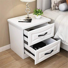 Comodino, Comodino in legno massello Comodino Comodino Comodino in stile europeo Mobiletto portaoggetti Camera da letto Semplice 2 cassetti Comodino multiuso Si adatta accanto a un letto o un divano