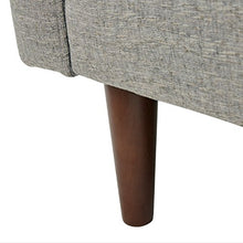 Marchio Amazon - Rivet, divano trapuntata modello Cove, stile mid-century, versione amorino, larghezza 143 cm, colore grigio chiaro