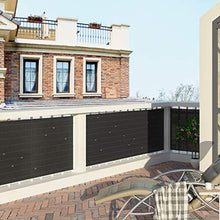 Laneetal PVC Canniccio Frangivista 300x120cm Frangisole e frangivento Divisorio Recinzione Cannucciata Coperture Divisori da Giardino Balcone Esterno Grigio