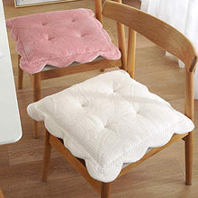 XHNXHN Ruffle Comfort Cuscini Morbidi per sedie da Pranzo Cuscino Traspirante Imbottito per Pavimento Tatami Decorazioni per Alimenti Cuscini per sedili Cuscini per sedie Morbidi per Cucina-Rosa a