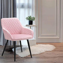 Sigtua Sedia da Pranzo, Poltrona, Poltrona Trucco, Bracciolo Schienale, Stile Semplice, Adatta per Sala da Pranzo, Camera da Letto, Studio, Salone, ecc. Colore: Roso