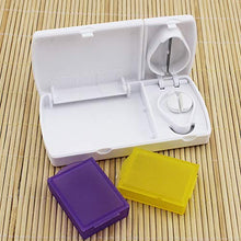 HEALLILY Taglierina per Tablet con Sdoppiatore per Pillola con Contenitore per Pillole per Il Taglio di Piccole O Grandi Pillole Bianche