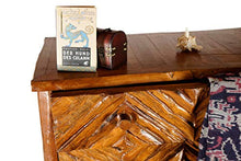 Windalf - Cassettiera in legno di teak, 140 cm