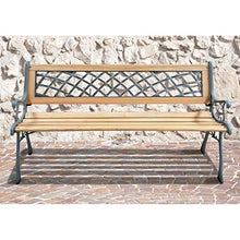 Papillon - 055.395, Panchina in Legno e Ferro Eldorado, 126 X 52 X 73 cm