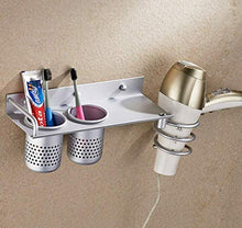 LAN-ZHENS Mensola da Bagno Spazio Alluminio Bathroom Asciugacapelli Rack scaffali da Bagno