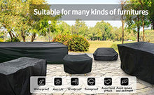 BJYX Coperture per Mobili da Giardino Copertura Tavolo Giardino Esterno Impermeabile Anti-UV Oxford Copritavolo da Esterno,308 * 138 * 89cm