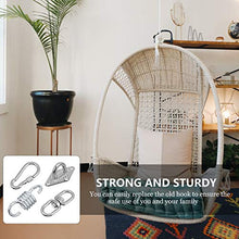 Abaodam 1 Set Swing Hanger per amaca sedia in legno Set Swing Outdoor Snap HookProduct