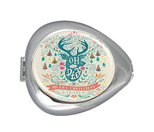 Base Oh My Deer Merry Christmas - Astuccio porta pillole ovale per medicine e vitamine
