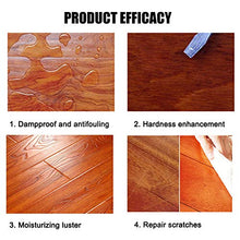 Lanceasy, spezie in legno di cera d'api, soluzione completa per la cura dei mobili, cera d'api, resistente all'umidità 2 spugne curve e 2 spugne.