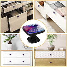 gara Pomelli per Porta Set di 4 Pomelli per Mobili Manopole per Cassetti Cucina Armadio Vetro