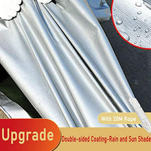 WEIYV-Barstools Telone Trasparente Telone Impermeabile Telone Grande con Occhielli Resistente per Mobili da Giardino Piscina Auto Camion Corda Bianca Resistente allo Strappo 20M(Size:6MX8M)