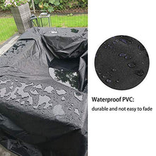 SIRUITON Copertura per Panche da Giardino 2 Posti Impermeabile Protettiva Coperture per Panche