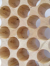 'portabottiglie da Block' in legno (confezione singola)