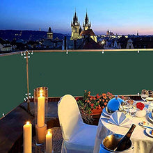 YUANBIAO Privacy Giardino 1.2x10m Durevole Telo Oscurante Balcone Anti UV per Balcone Giardino terrazza, Verde
