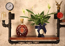 DJSMjbj Wine Rack Wine Rack Supporto di Vetro di Vino Legno Muro Porta Bicchiere Restaurant Decoration Ripiani