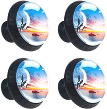Dolphin Jumping Pomelli per Porta Set di 4 Pomelli per Mobili Manopole per Cassetti Cucina Armadio Vetro