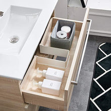 ATUM HOME - Mobiletto da parete con lavabo, con 2 cassetti, chiusura morbida, 800 mm