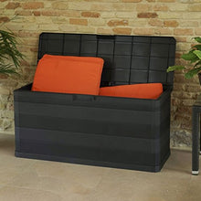 Zora Walter - Contenitore da Giardino, 280 l, Nero, per Interni ed Esterni