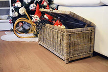 Sechome BM02 Baule cassapanca portaoggetti in Rattan Naturale (Small)