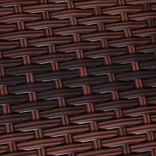Outsunny Set Mobili da Giardino in PE Rattan con Tavolino e 2 Poltrone con Cuscini, Marrone