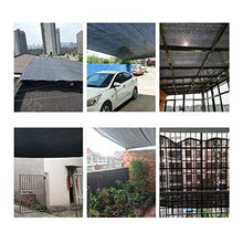 WQZF Rete Ombreggiante Nera, utilizzata pergarage per Animali Domestici del Balcone del Giardino ECC, può Essere protetta dal Vento e dai Raggi ultravioletti,2x6m(6 * 20ft)