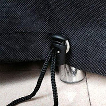 WSAD Copertura per mobili resistente impermeabile copertura cubo da giardino copertura rettangolare nero