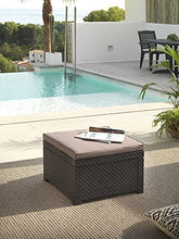 Shaf Pouf Diva – Sedile intrecciato con cuscino, 57 x 57 x 39 cm, colore: Antracite