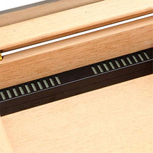 GJNWRQCY Humidor da Tavolo Scatola per sigari per sigari, con igrometro e umidificatore per 20-35 sigari