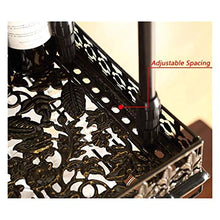 CCFENG A Testa in Giù cremagliera del Vino, Decorazione del soffitto Rack, Ideale for Bar, Ristorante, Cucina, Semplice Ferro di Stile cremagliera Bicchiere di Vino Appeso