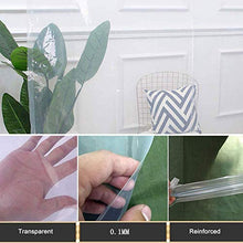 DLMSDG Tenda da Balcone Trasparente in Plastica per Esterni, Isolante, Antipolvere, Antipioggia, Copertura Impermeabile, per Campeggio, Pesca, Giardinaggio(4x5m(13,12x16,40 ft))