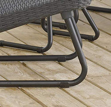 Keter Lounge Rio Patio Set, Set Arredo da Esterno con 2 Sedie e Tavolino, Grafite