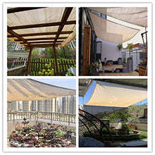 Shade net Beige Crema Solare Rete Curry casa crittografia Ispessimento Balcone Giardino polietilene Isolamento Termico Rete Tenda da Sole Rete