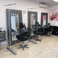 Topniu. (Utilizzo di Business) Schermo di protezione per pavimenti a pavimento, rullo Pull Up Banner trasparente, schermata Sneeze Guard, (1000 mm x 2000mm) Schermo di sicurezza trasparente, pannello