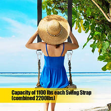 iRainy Tree Swing cinghie, 997,9 kilogram non elasticizzato Swing Hanging kit con moschettoni extra forte da trasporto perfetto per pneumatico e disco altalene e amache