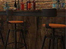 Decorative stool Sgabello Alto da Bar, caffetteria da tè, bancone da Negozio, sgabuzzino Industriale Sgabello da Bar, Ristorante, Sedia da Pranzo, 68-90 cm (Dimensioni : B)