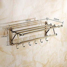 ZLININ Y-Longhair Mensole Bagno Bar Bar Rack Appendiabiti Rack/Un Rame Creativo Bagno Mensola/Multi-Funzione Rack Sospensione Hook Mensole Bagno