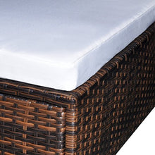 vidaXL Divano da Giardino 16 pz in Polyrattan Esterni Marrone Sofa con Cuscini