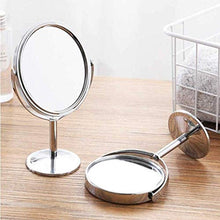 Specchio per il Trucco di ingrandimento 3X Desktop rotabile vanità Desktop Desktop a Forma Rotonda Double Sided